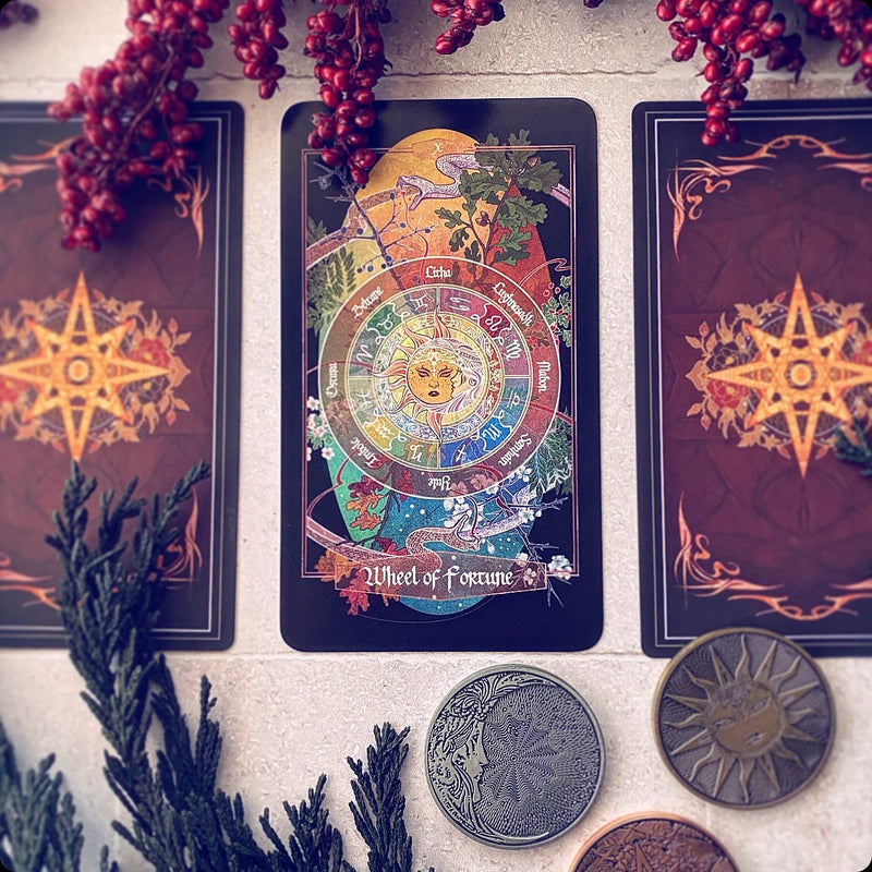 Children of Ostara Tarot Deck & Book set | LIMITED GOLD EDITION