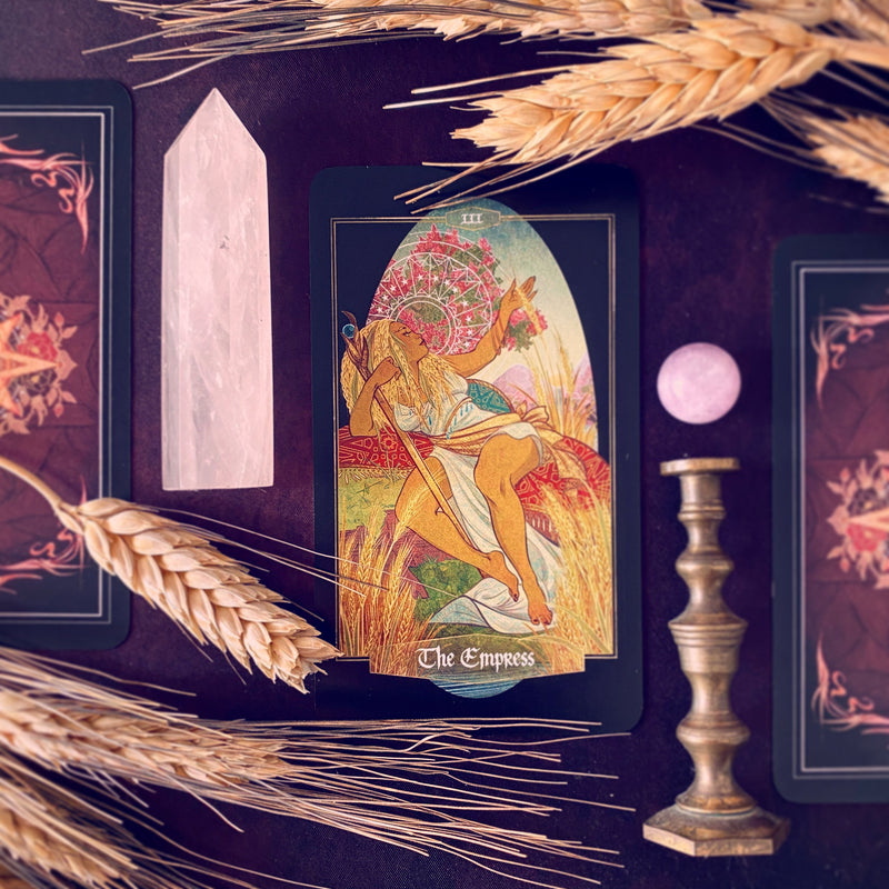 Children of Ostara Tarot Deck & Book set | LIMITED GOLD EDITION