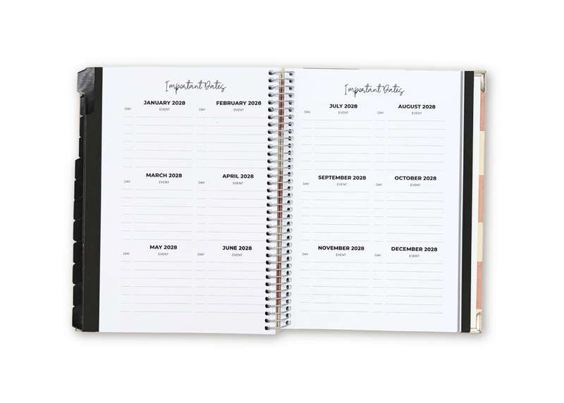 2027 Wildflower Weekly Planner Basic Bundle