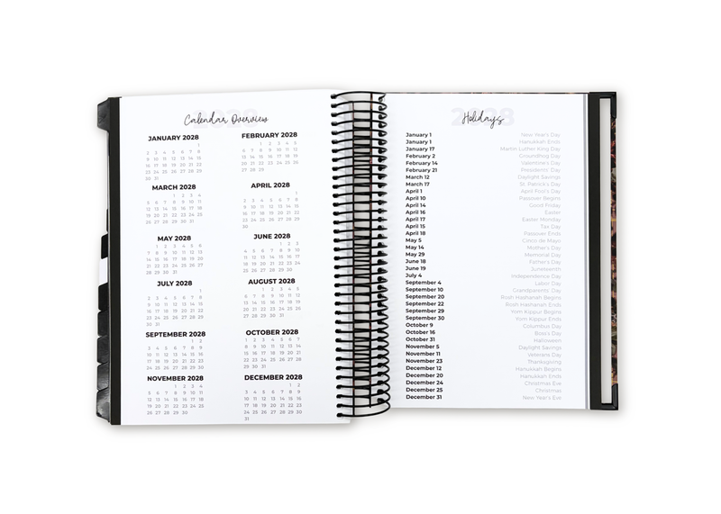 2027 Velvet Floral Daily Planner Premium Bundle