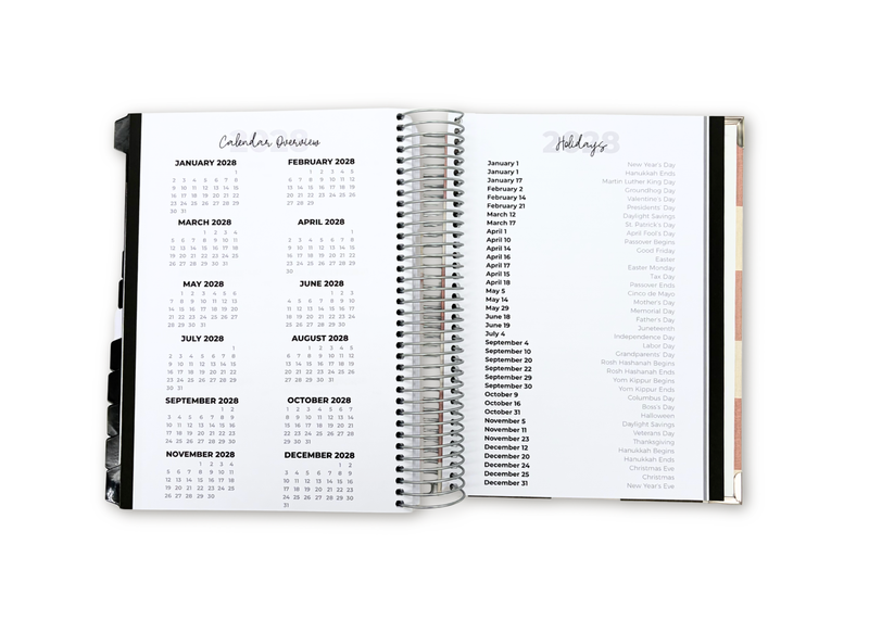 2027 Checkered Daily Planner Premium Bundle