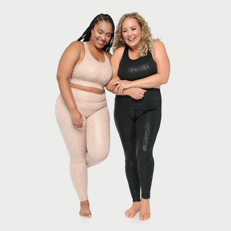 Metallic Cheetah Active Legging