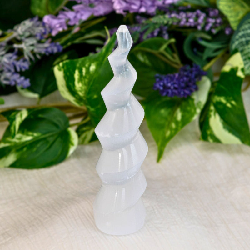 Selenite Corkscrew Tower