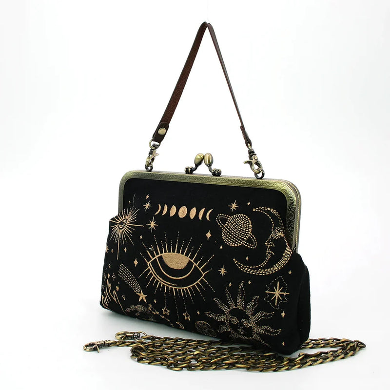 Witchy Woman Clutch with Convertable Strap