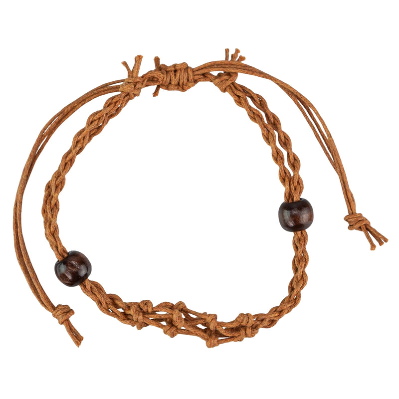 Adjustable Macrame Crystal Holder Bracelet