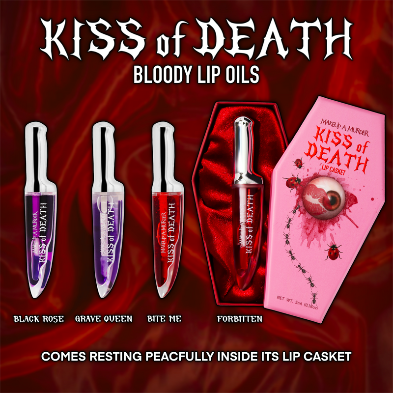 KISS of DEATH Bloody Lip Oils