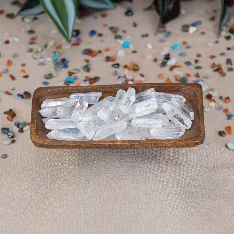 Angel Aura Quartz Crystal Point