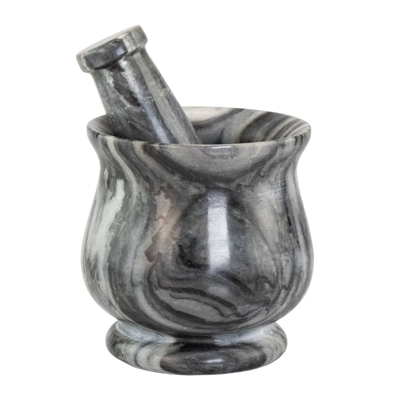 Black & White Stone 4" Mortar and Pestle