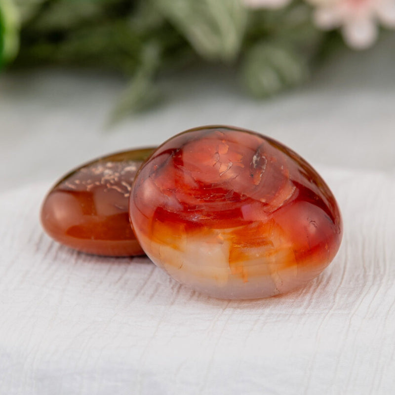 Carnelian Large Palm Stone