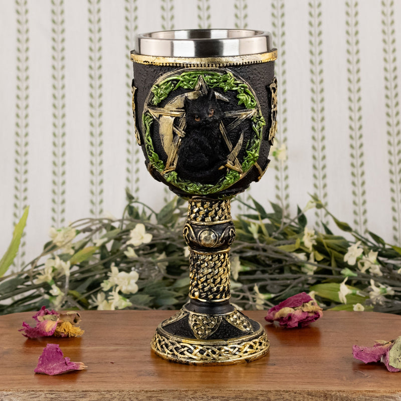 Cat Pentagram Goblet