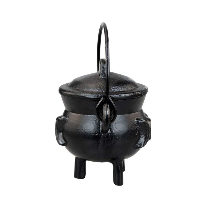 Cast Iron 3" Triple Moon Goddess Cauldron