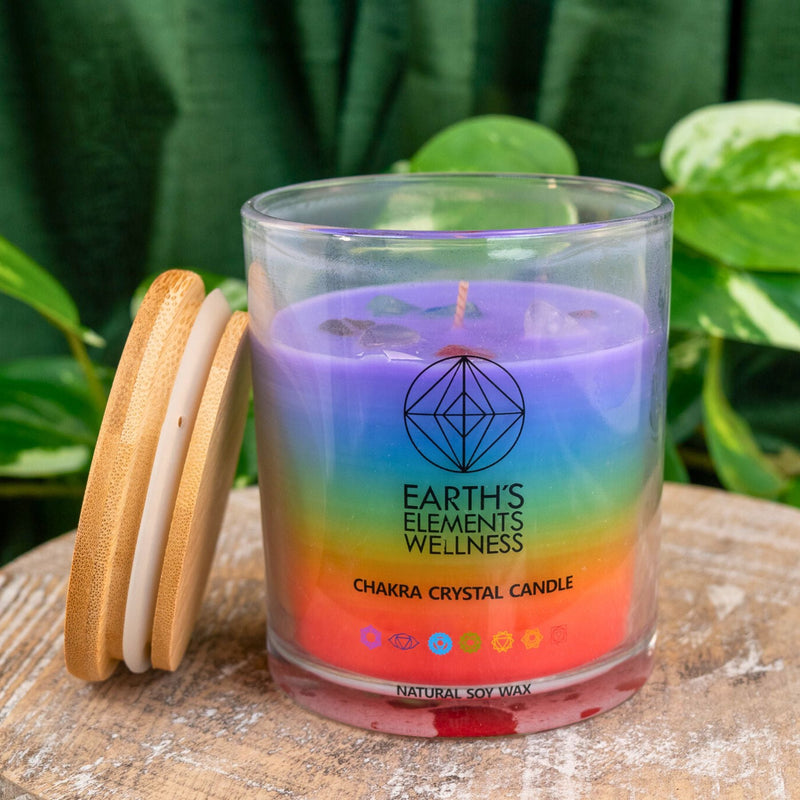Scented Chakra Crystal Candle