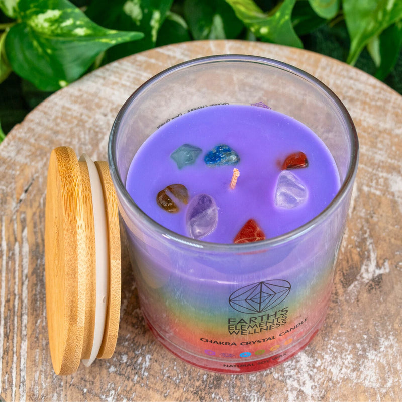 Scented Chakra Crystal Candle