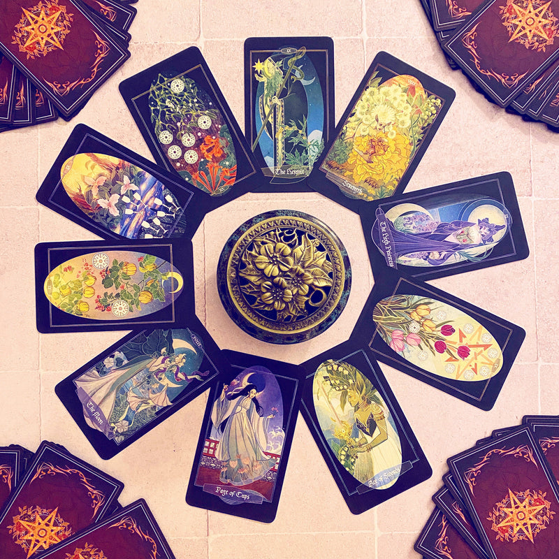 Children of Ostara Tarot Deck & Book set | LIMITED GOLD EDITION