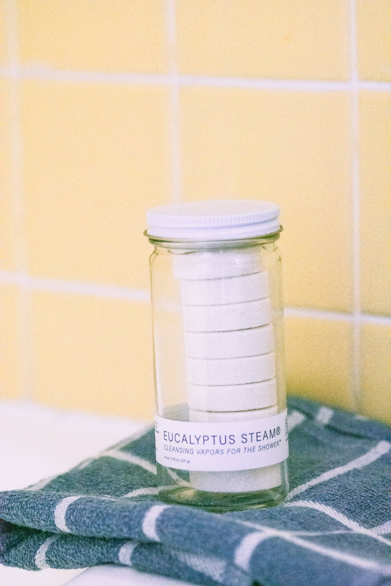 EUCALYPTUS STEAM® Cleansing vapors for the shower® - Normal Jar - No Tox Life®