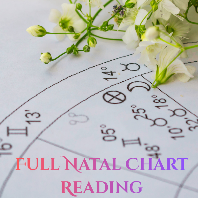 Full Natal Chart Reading