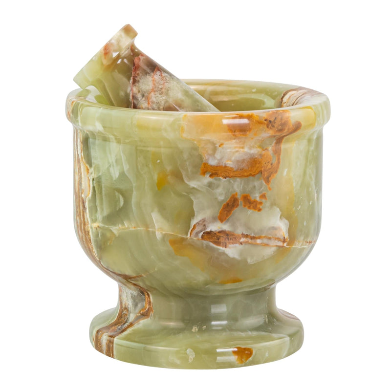 Green Onyx Mortar and Pestle