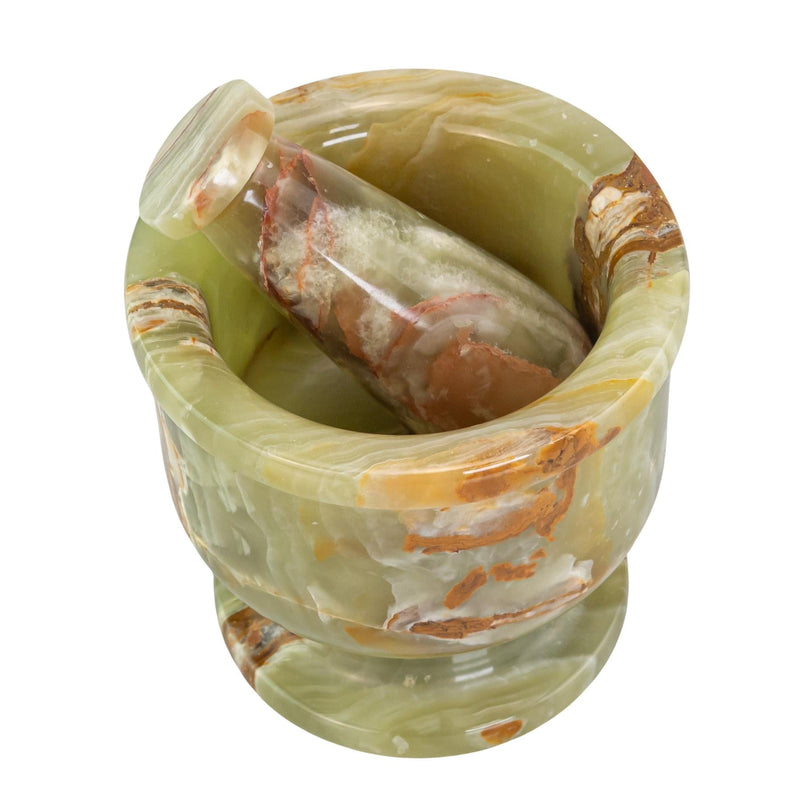 Green Onyx Mortar and Pestle