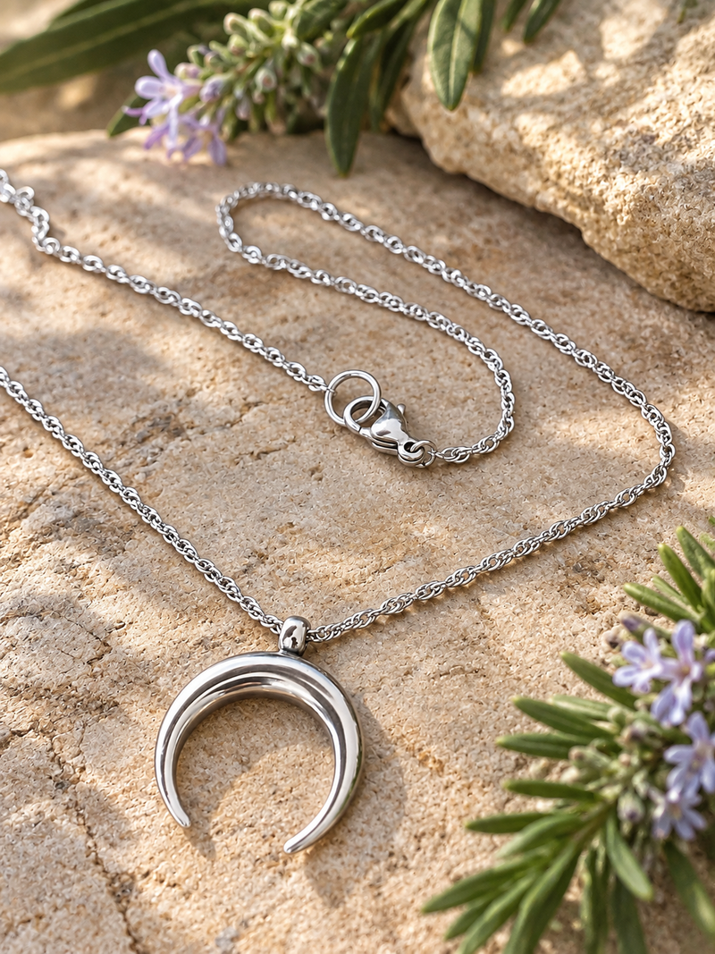 CRESCENT MOON NECKLACE