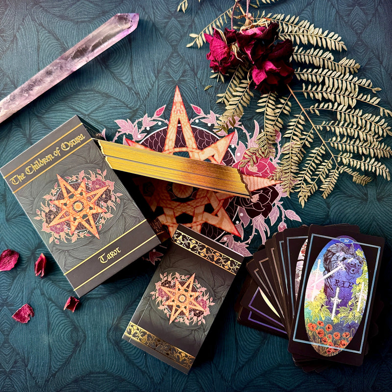 Children of Ostara Tarot Deck & Book set | LIMITED GOLD EDITION
