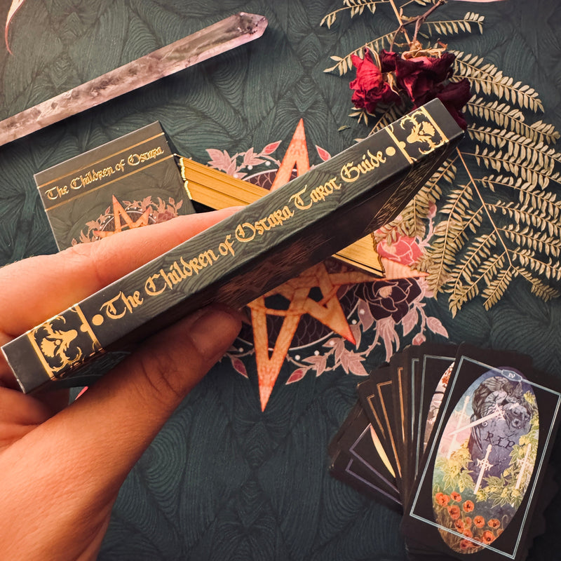 Children of Ostara Tarot Deck & Book set | LIMITED GOLD EDITION