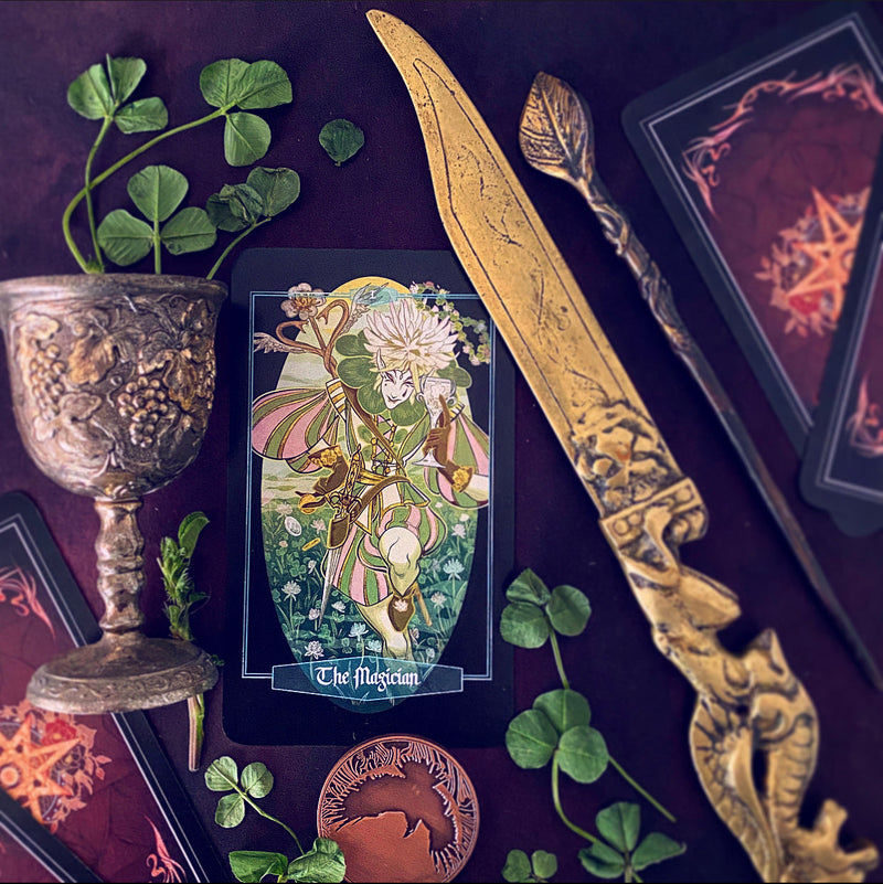 Children of Ostara Tarot Deck & Book set | LIMITED GOLD EDITION