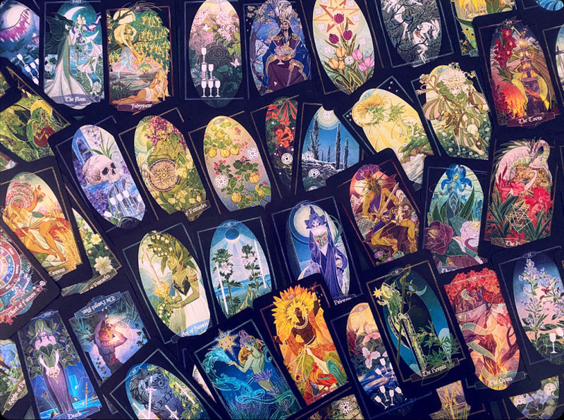 Children of Ostara Tarot Deck & Book set | LIMITED GOLD EDITION