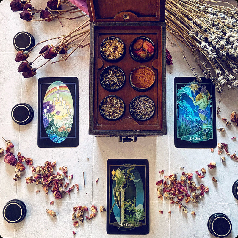 Children of Ostara Tarot Deck & Book set | LIMITED GOLD EDITION