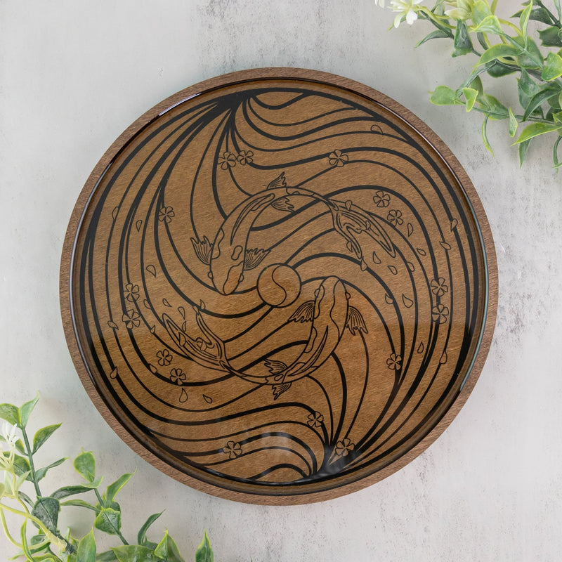 Koi Fish Pond Tray