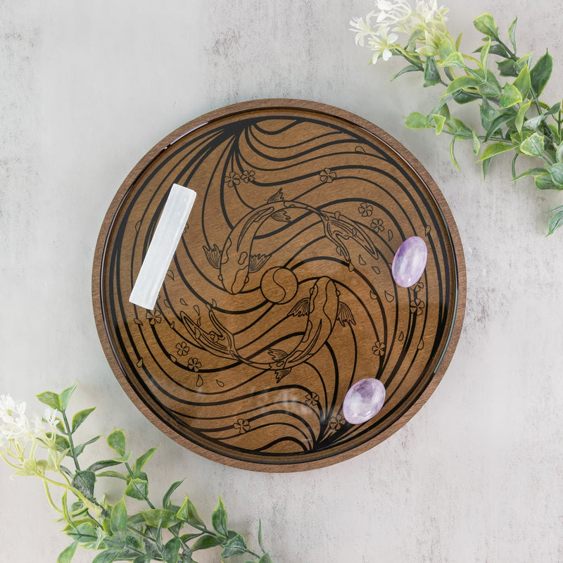 Koi Fish Pond Tray