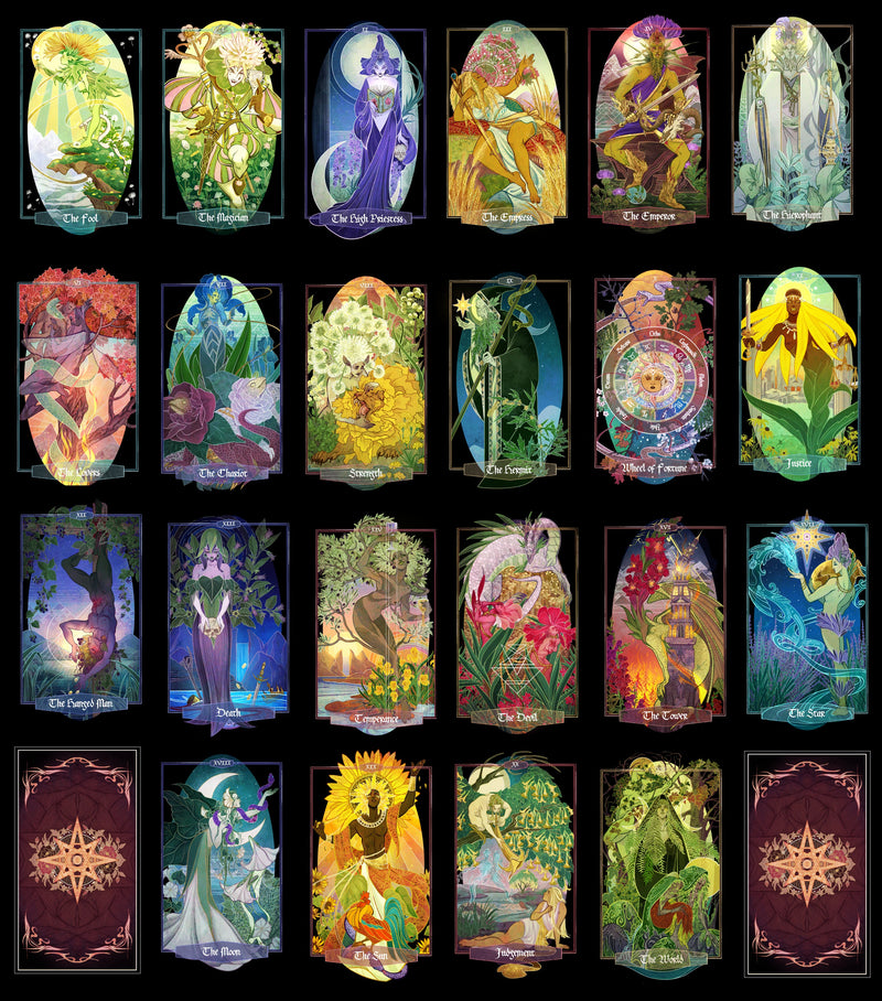 Children of Ostara Tarot Deck & Book set | LIMITED GOLD EDITION