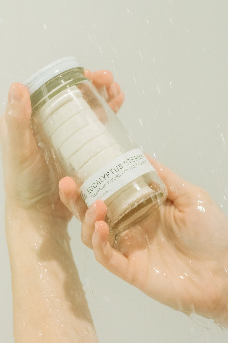 EUCALYPTUS STEAM® Cleansing vapors for the shower® - Normal Jar - No Tox Life®