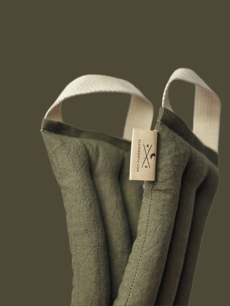 Eye Mask + Neck Wrap Bundle - Olive