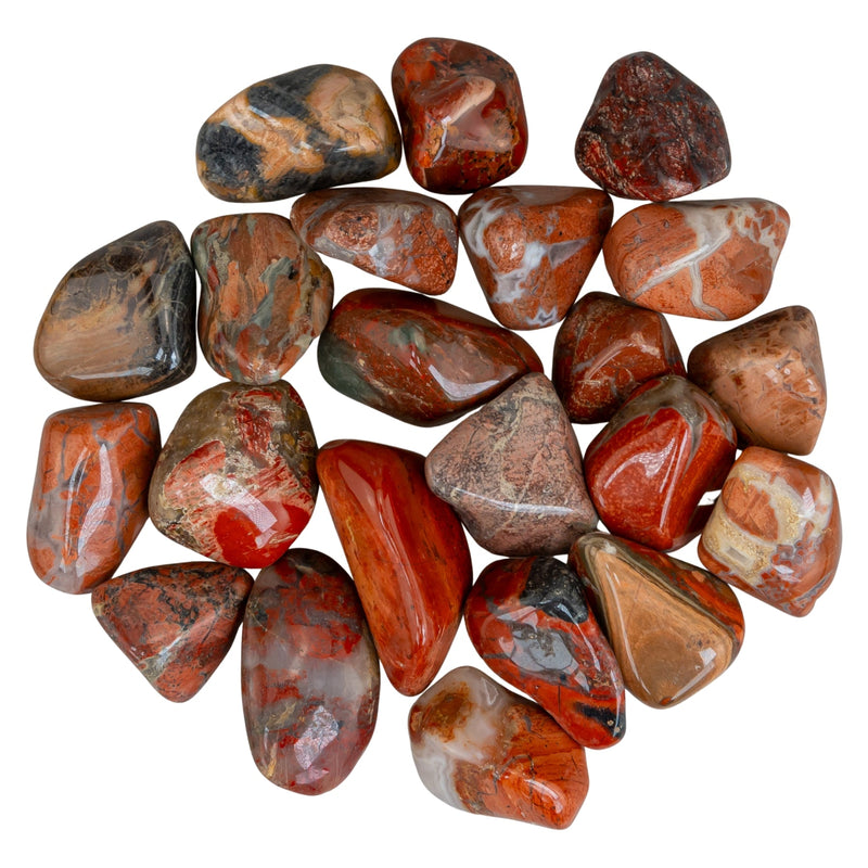Red Brecciated Jasper Tumbled