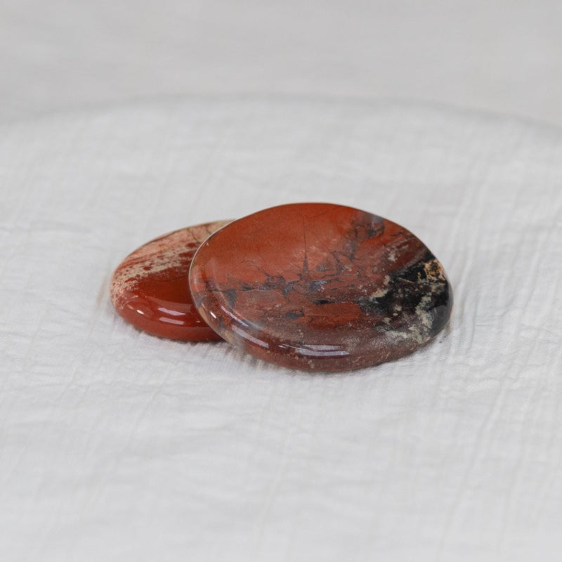 Red Jasper Palm Stone
