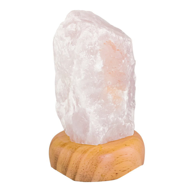 Rough Rose Quartz Lamp