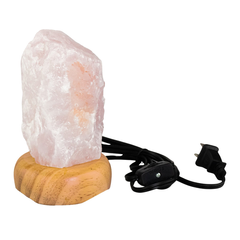 Rough Rose Quartz Lamp