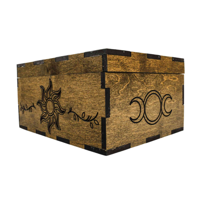Sunburst Box with Runes Set
