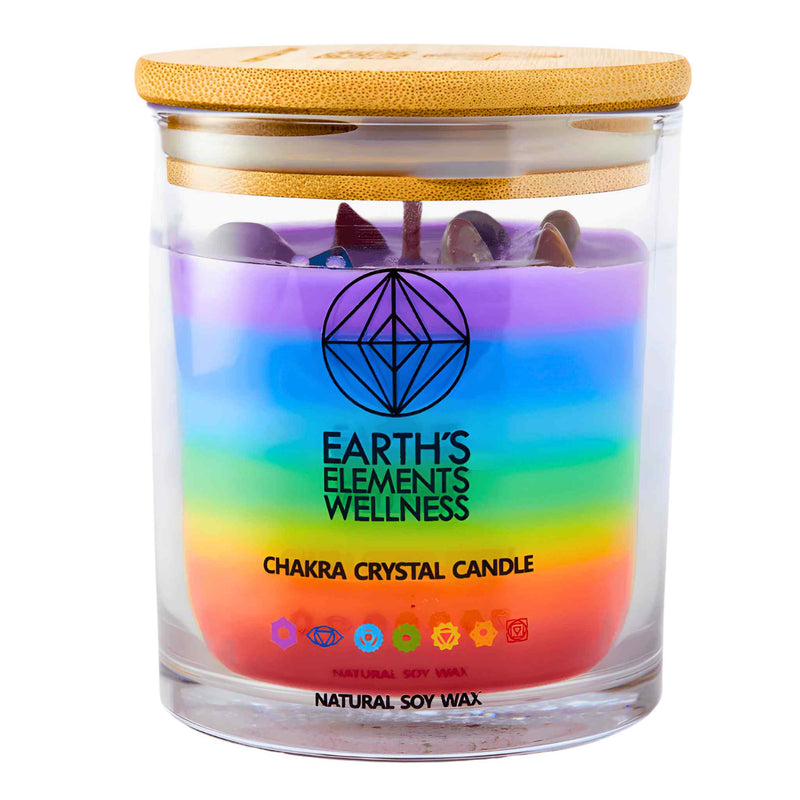 Scented Chakra Crystal Candle
