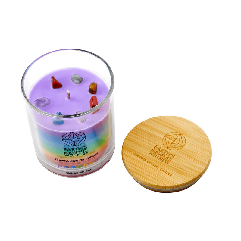 Scented Chakra Crystal Candle