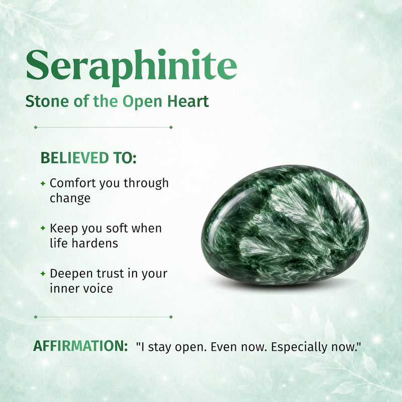 By My Side - Rare Seraphinite Pendant