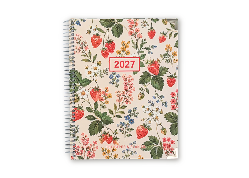 2027 Strawberry Fields Weekly Planner Basic Bundle