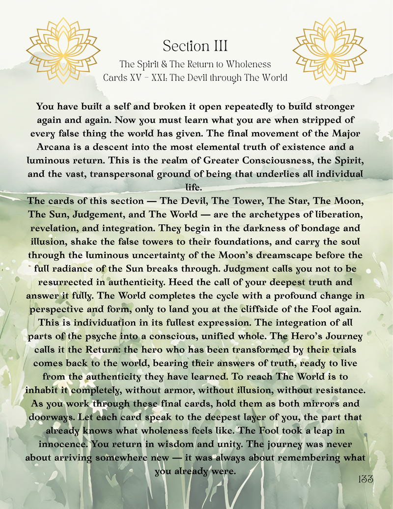 Through The Eyes Of The Fool - A Tarot Workbook
