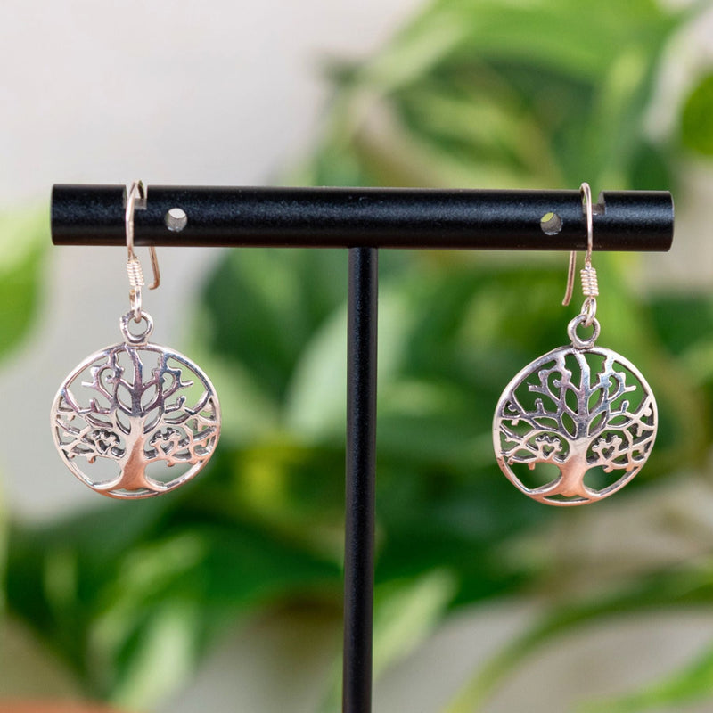 Tree of Life Sterling Silver Earrings