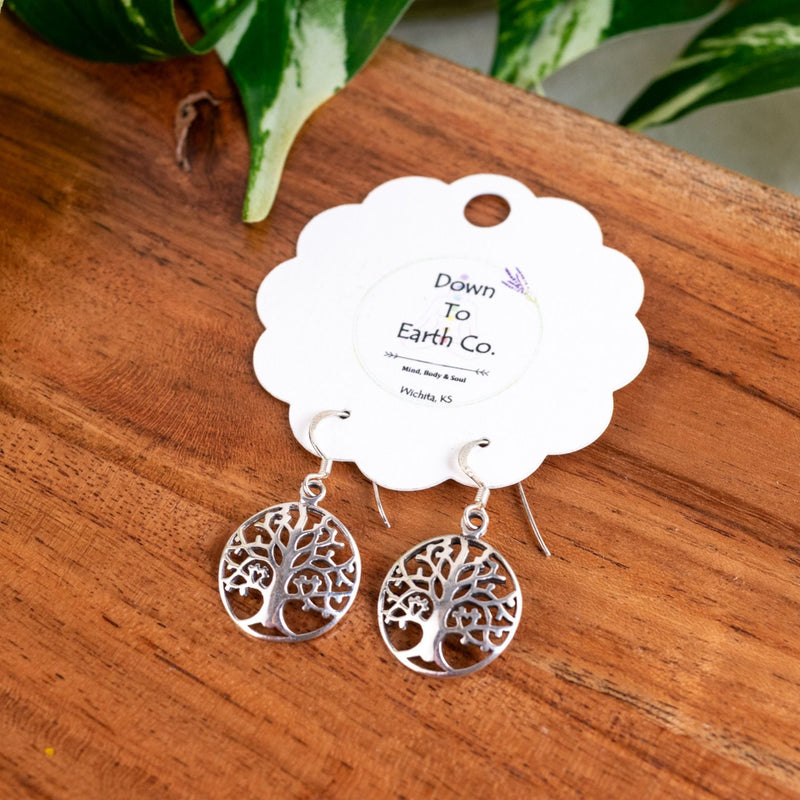 Tree of Life Sterling Silver Earrings