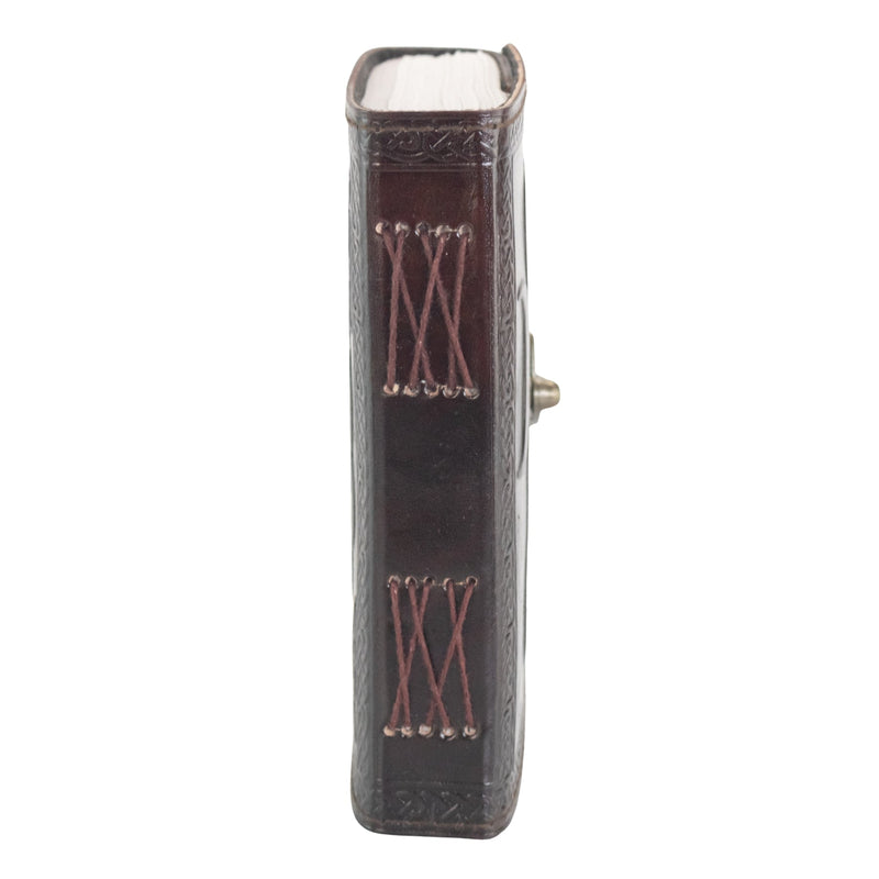 Triple Moon Goddess Leather Journal