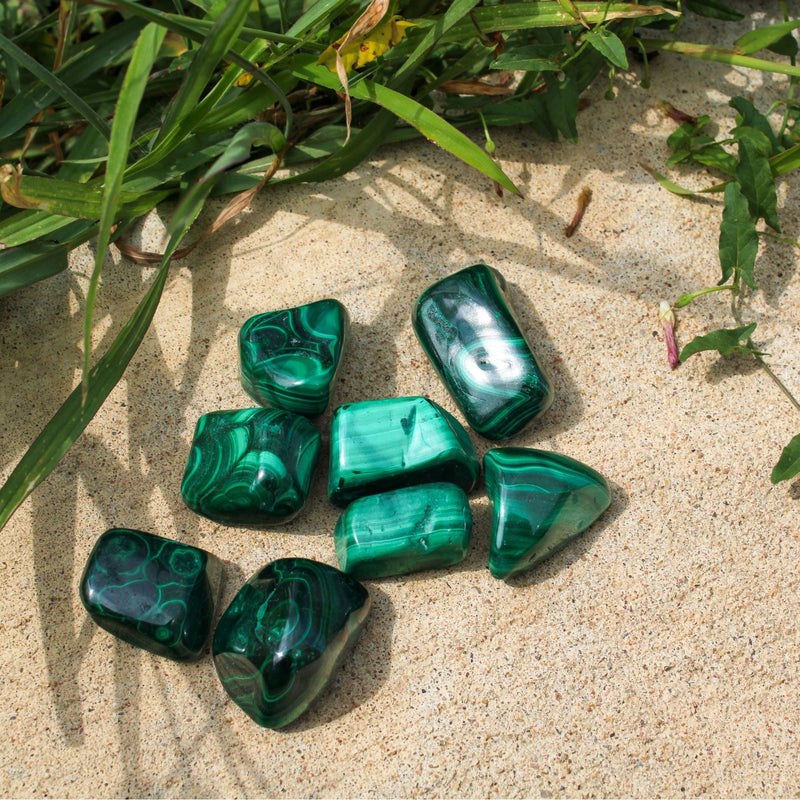 Malachite Tumbled