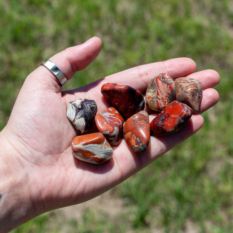 Red Brecciated Jasper Tumbled