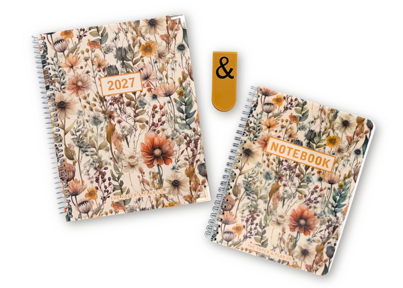 2027 Wildflower Weekly Planner Basic Bundle