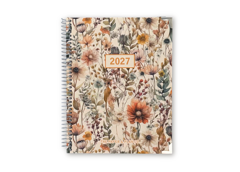 2027 Wildflower Weekly Planner Basic Bundle
